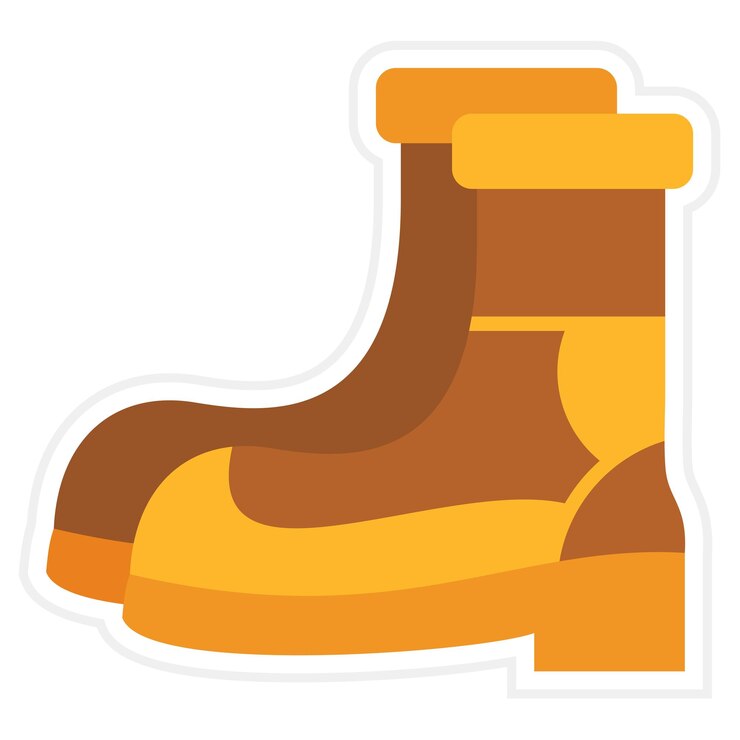 Vetor ícone de botas de outono