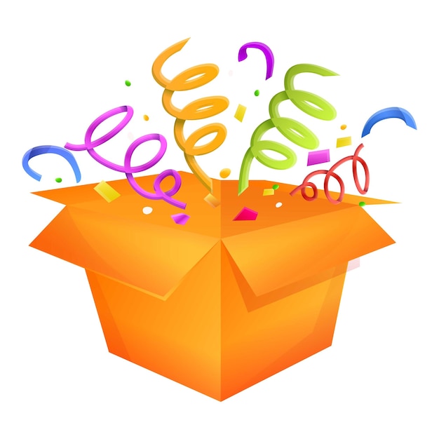 Ícone de caixa de presente de aniversário Ícone vetorial de caixa de regalo de aniversário para design web isolado em fundo branco