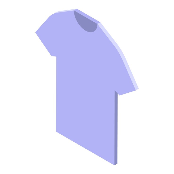 Vetor ícone de camiseta de limpeza a seco isométrico do ícone vetor de camiseta de limpeza a seco para web design isolado em fundo branco