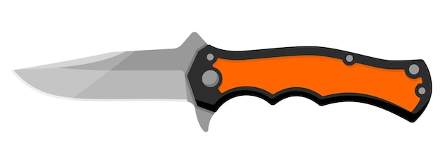 Vetor Ícone de canivete símbolo de faca isolado design de logotipo de canivete