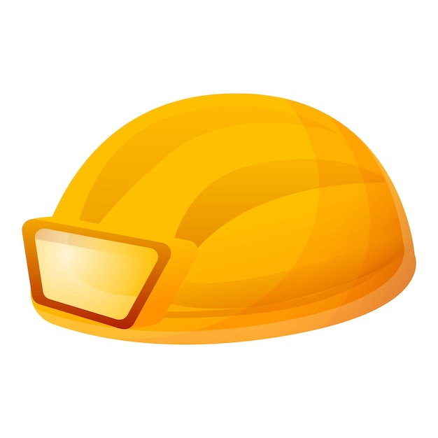 Ícone de capacete da indústria do carvão ícone vetorial do capacete da industria do carvões para design da web isolado em fundo branco