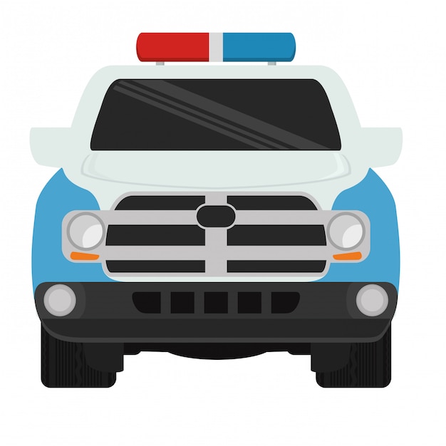 Ícone de carro de polícia