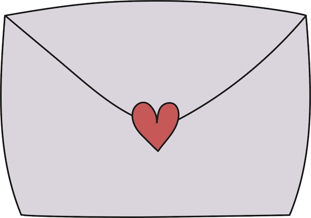 Ícone de carta de amor