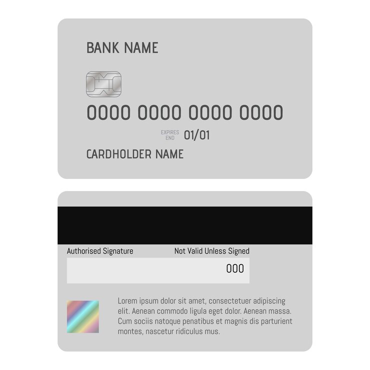 Vetor ícone de cartão de crédito ilustração realista do ícone vetor de cartão de crédito para web design isolado em fundo branco
