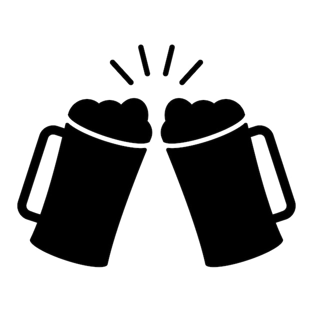 Ícone de cerveja para design gráfico e web