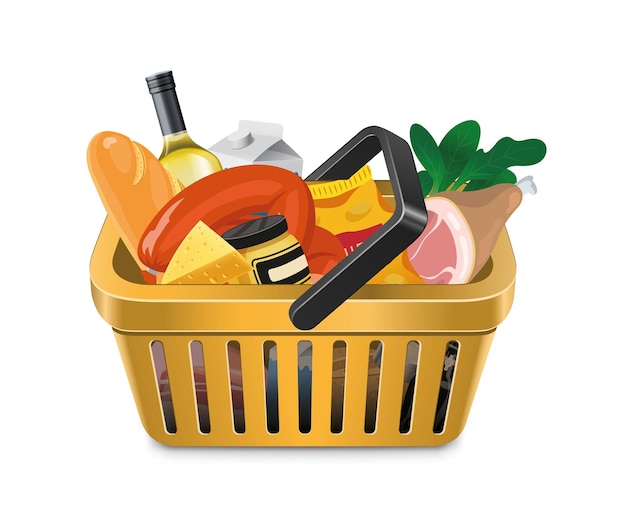 Ícone de cesta de compras vetorial2