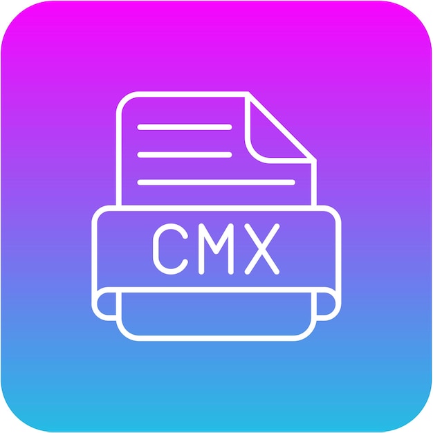 Vetor Ícone de cmx