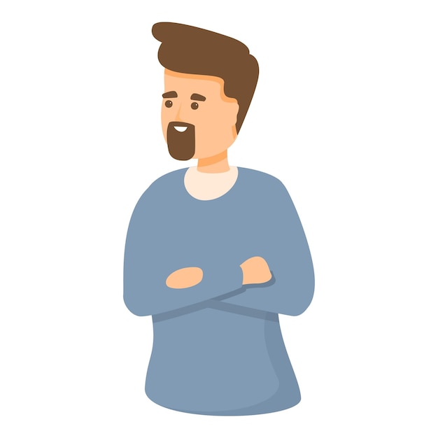 Ícone de colega de espera desenho animado de ícone vetorial de colega de espera para web design isolado em fundo branco
