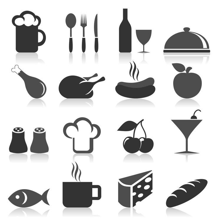 Vetor ícone de comida9