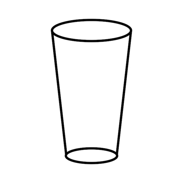 Ícone de copo de vidro e caneca de café e gelo