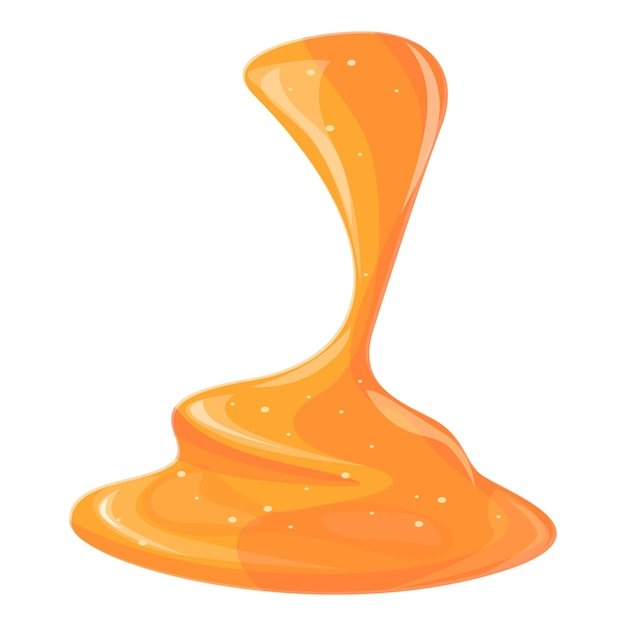 Vetor Ícone de creme de caramelo desenho animado de ícone vetor de creme de caramelo para web design isolado em fundo branco