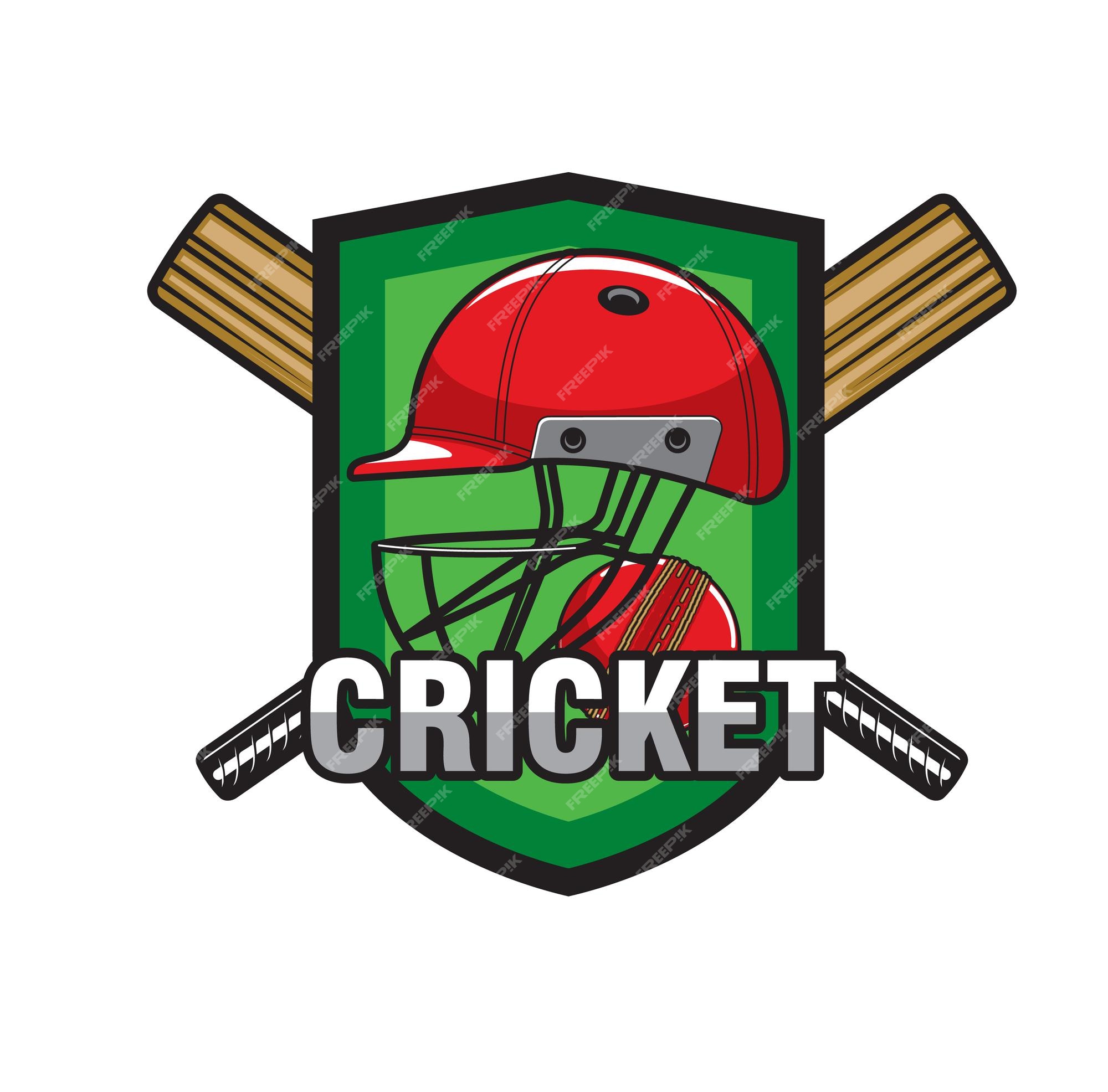 Cartaz do campeonato de críquete ao vivo com a copa do troféu de ouro, taco  realista, bola, wicket e capacetes da equipe participante a e b no fundo do  estádio roxo.