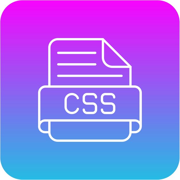 Vetor Ícone de css