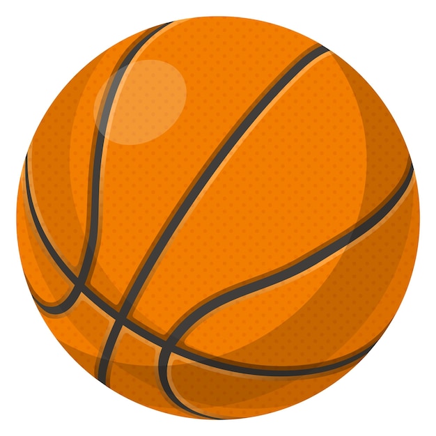 Clip Art Of Basketball - Bola De Basquete Desenho - Free