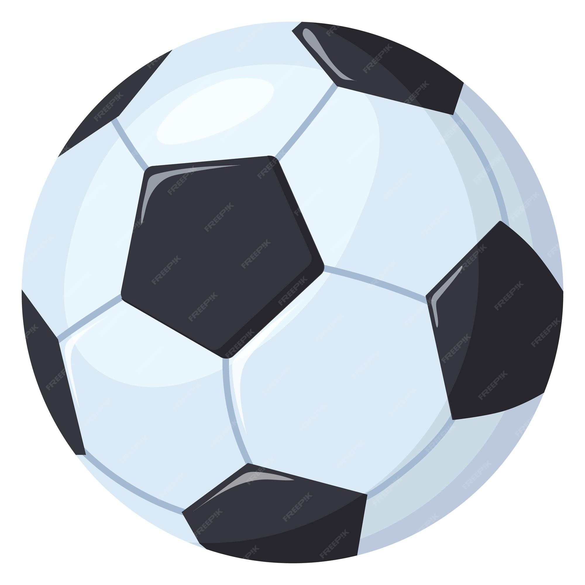 Ícone de bola de futebol símbolo de jogo de futebol dos desenhos