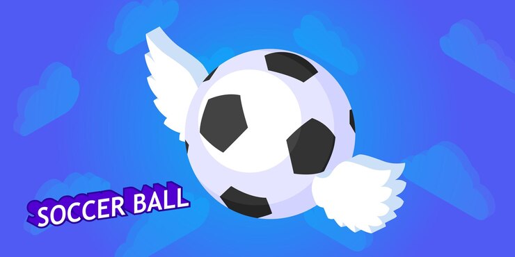 Vetor ícone de design isométrico de bola de futebol vector web ilustração 3d conceito colorido