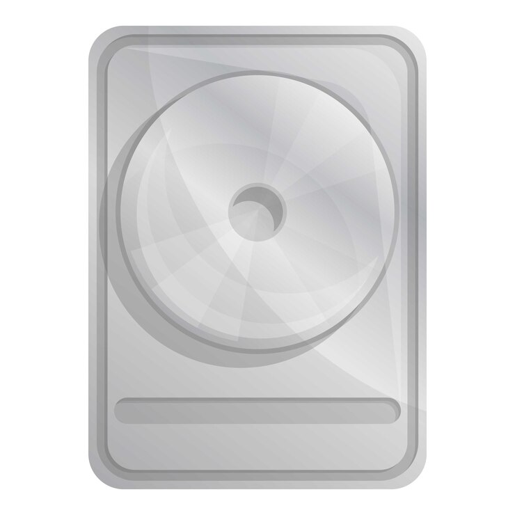 Vetor ícone de disco rígido moderno desenho animado do ícone vetor de disco rígido moderno para web design isolado em fundo branco