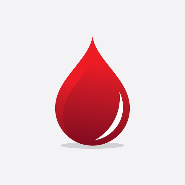 Ícone de doadores de sangue, ilustração vetorial de logotipo de sangue