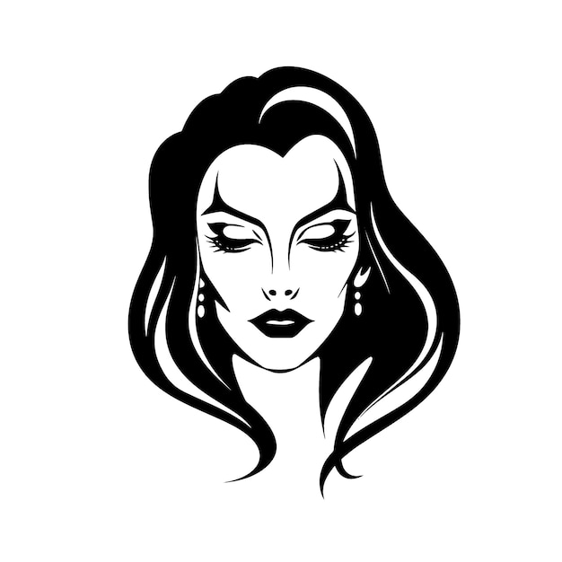 Ícone de doodle de vampiro desenhado à mão em fundo branco