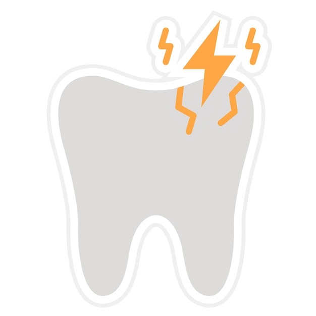 Vetor Ícone de dor de dente