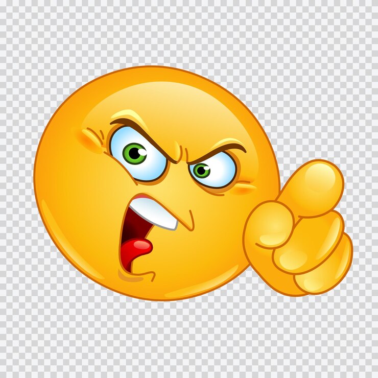 Vetor ícone de emoção triste zangado feliz sorriso humor símbolo de rosto ilustração simpática vector