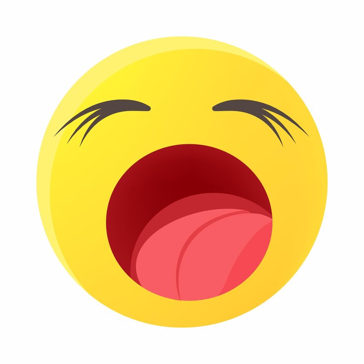 Vetor ícone de emoticon de guinada em estilo cartoon em um fundo branco