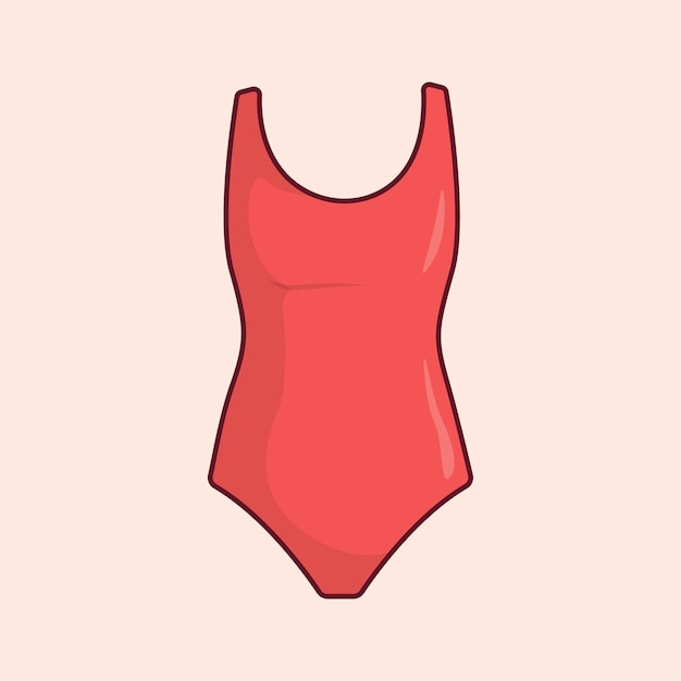 Ícone de fato de banho Ícone de verão conjunto de elementos de ilustração
