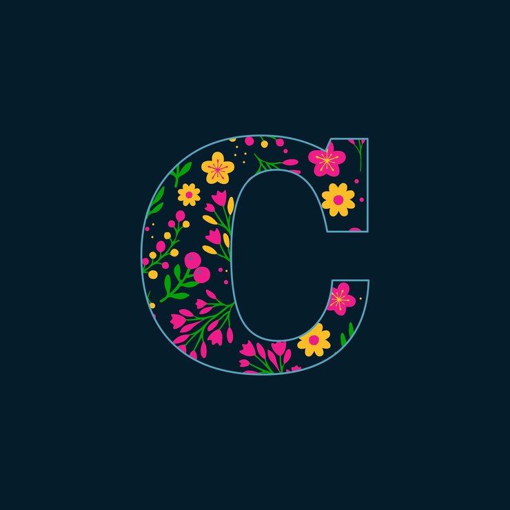 Vetor ícone de flor em fonte colorida logotipo moderno luxo minimalista
