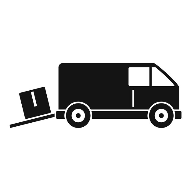 Ícone de frete grátis ilustração simples do ícone vetorial de frete grátis para web design isolado em fundo branco