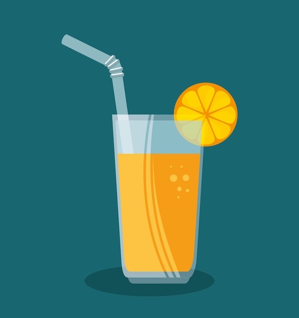 ícone de fruta suco de laranja