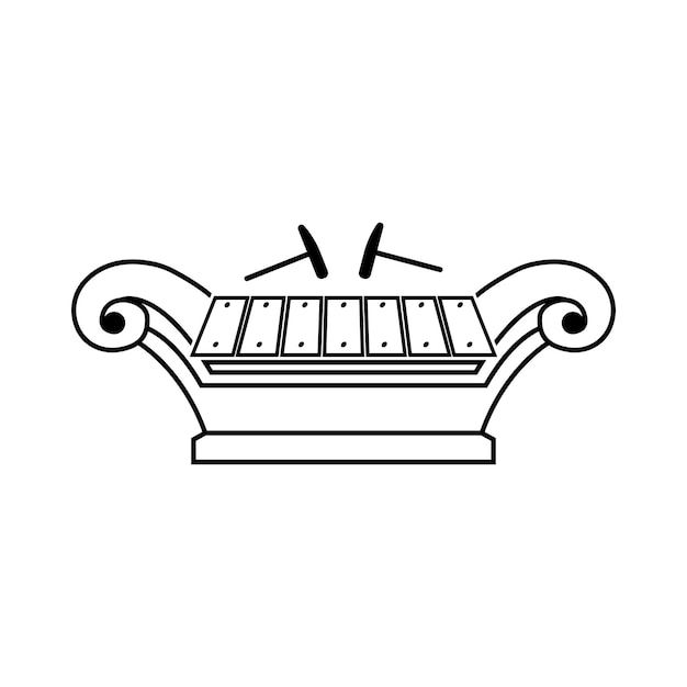 Vetor Ícone de gamelan