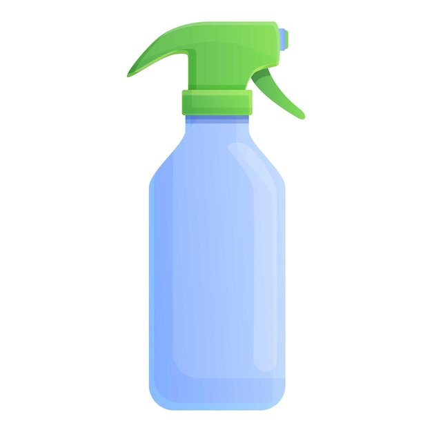 Ícone de garrafa de spray de desinfecção doméstica desenho animado do ícone vetor de garrafa de spray de desinfecção doméstica para web design isolado em fundo branco