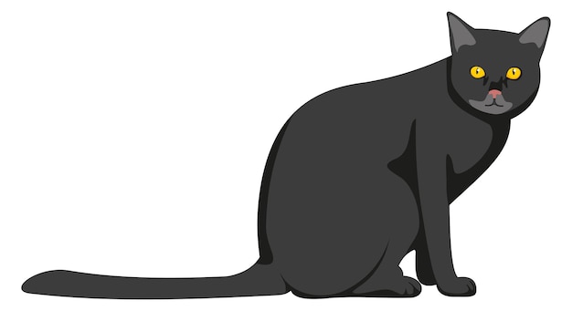 GATO PRETO P/ LUKE_123 - Desenho de almade70 - Gartic