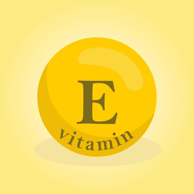 Ícone de gota de ouro de vitamina e