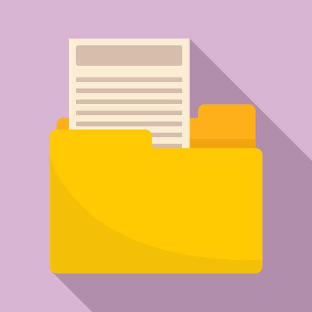Ícone de imposto de correio de propriedade ilustração plana do ícone vetor de imposto de correio de propriedade para web design