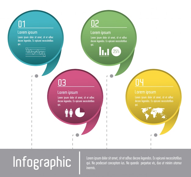 Ícone de infografia