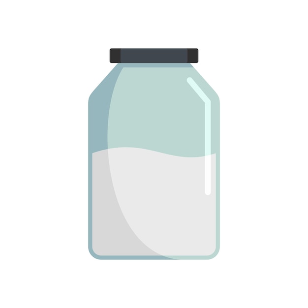 Vetor Ícone de jarra ilustração plana do ícone vetorial de jarra para web