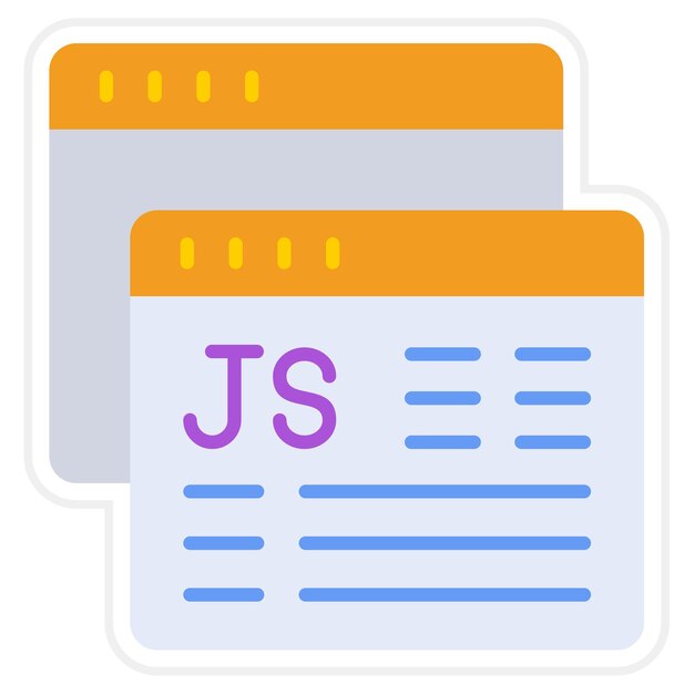 Vetor Ícone de javascript