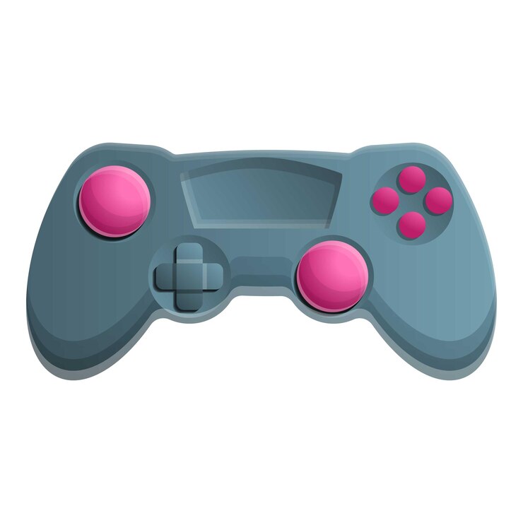 Vetor ícone de joystick digital caricatura de ícone vetorial de joystic digital para design web isolado em fundo branco
