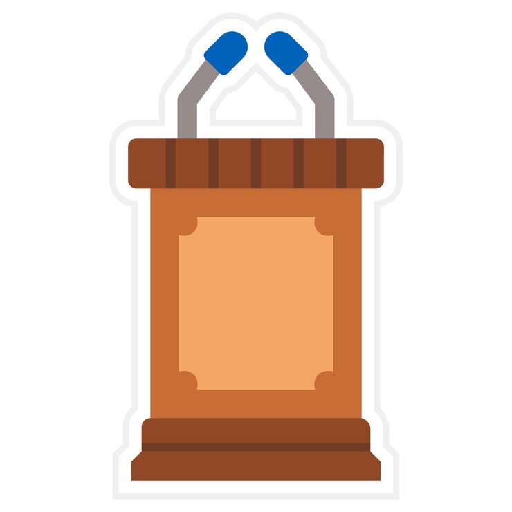 Vetor ícone de lectern