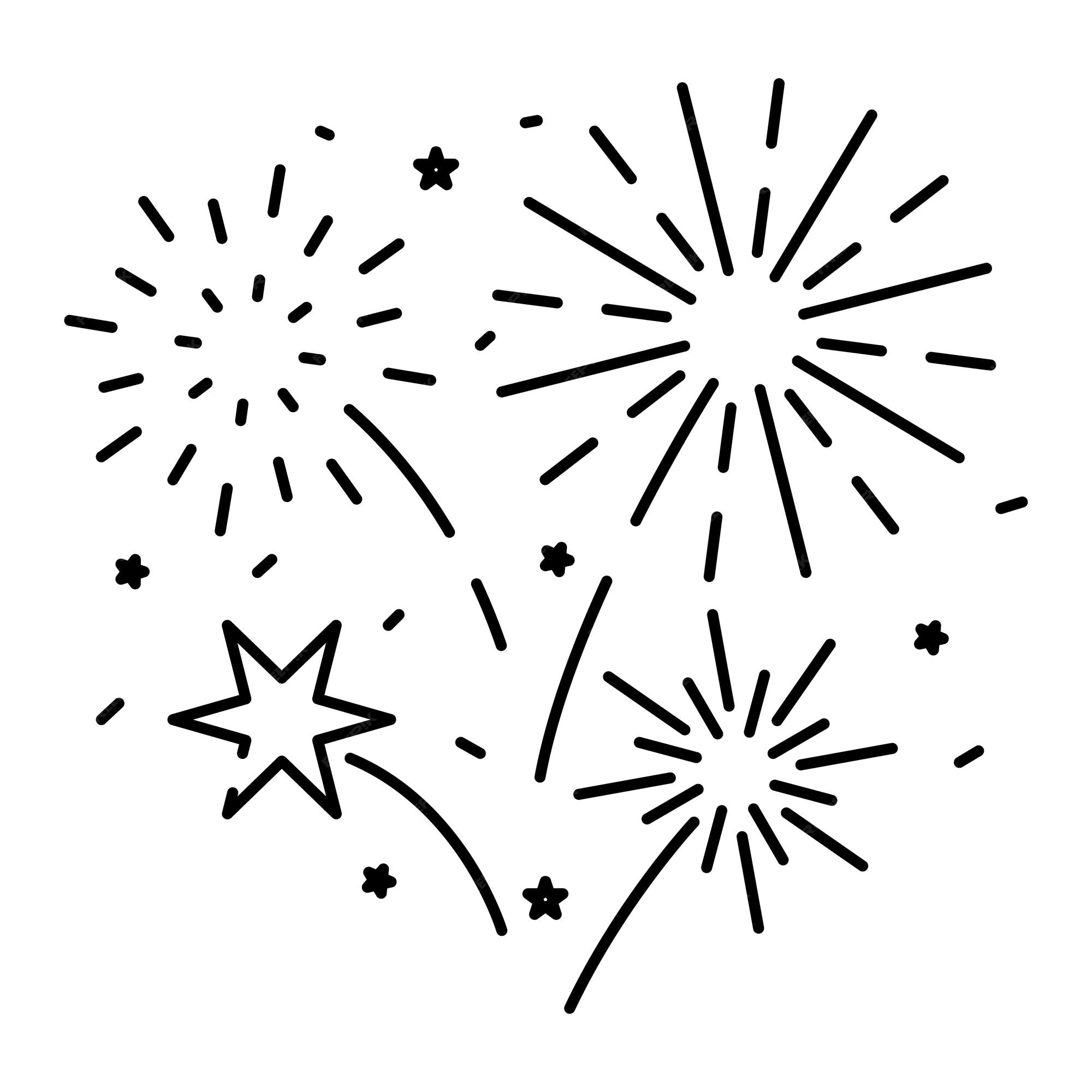 Ícone Linear De Fogo De Artifício. Pirotecnia, Fogos De Artifício.  Ilustração De Linha Fina. Símbolo De Contorno. Desenho De Contorno Isolado  De Vetor Ilustraciones svg, vectoriales, clip art vectorizado libre de  derechos.