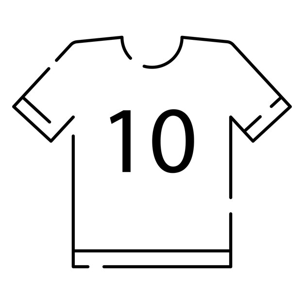 Design PNG E SVG De Desenho De Camisa De Futebol Da Copa Do Mundo