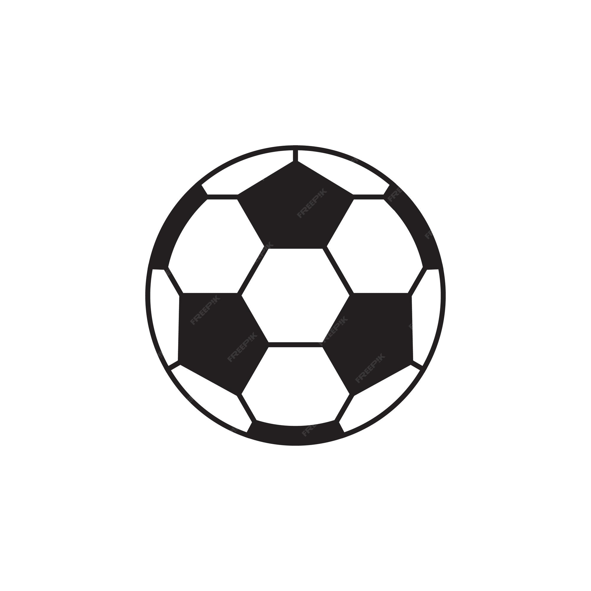 Linha ícone Do Vetor Do Logotipo Da Bola Do Esporte Do Futebol Do