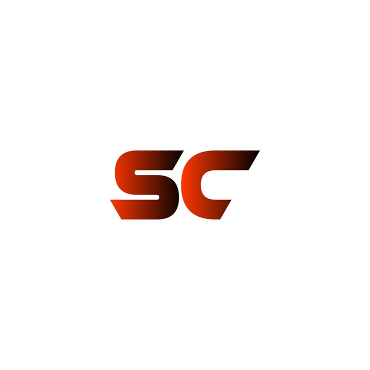 ícone de logotipo da letra sc
