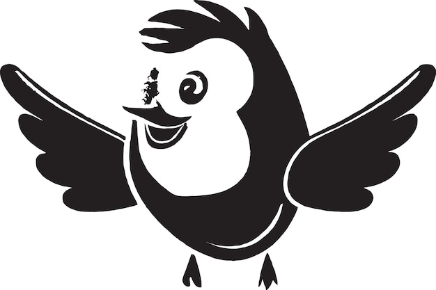 Ícone de logotipo de inovação alado