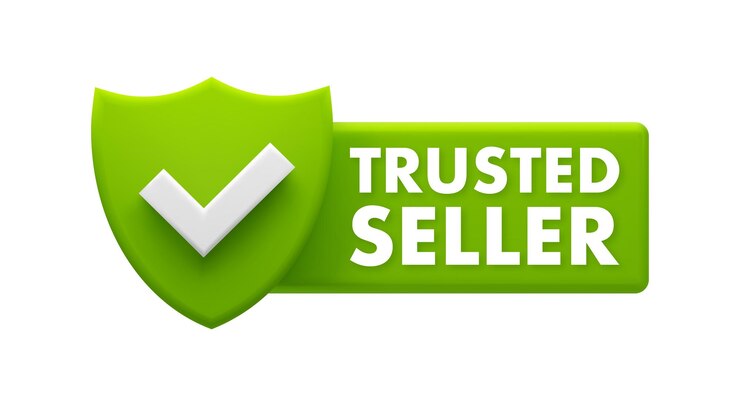 Ícone de marca de seleção verde para fornecedores verificados e confiáveis