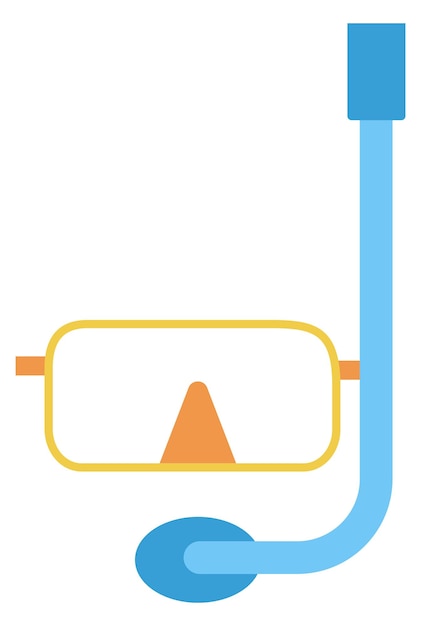 Ícone de máscara de mergulho símbolo de natação subaquática equipamento de mergulhador