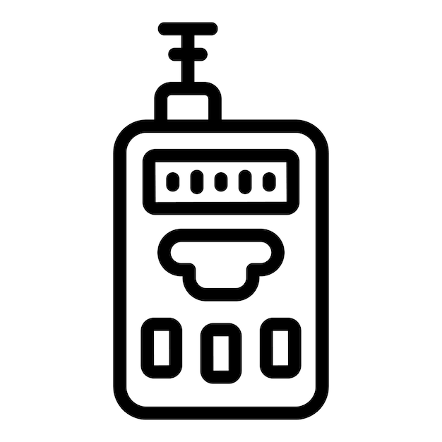 Vetor Ícone de medidor de laser de engenharia