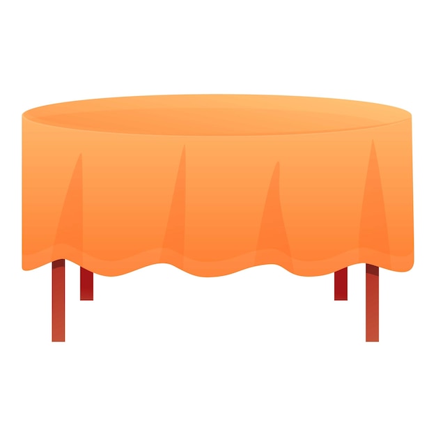 Ícone de mesa de aniversário desenho animado de ícone vetorial de mesa de aniversário para web design isolado em fundo branco
