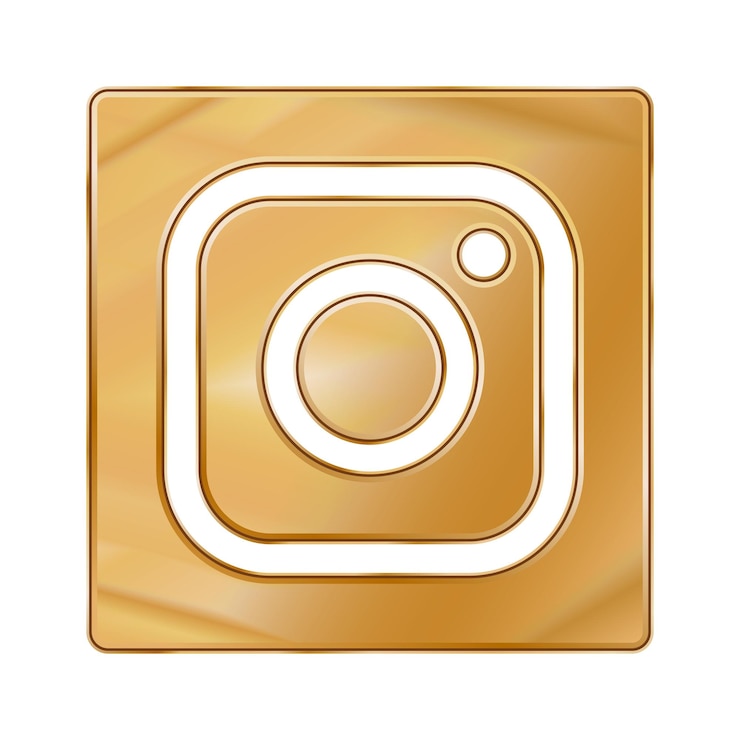 Ícone de mídia social do vetor do instagram Ilustração do logotipo do instagram